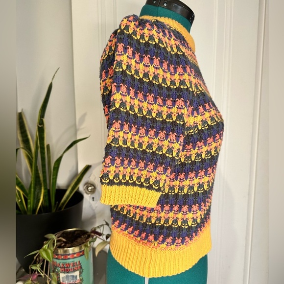 Multicolored striped sweater universal thread women’s XS - Picture 5 of 9